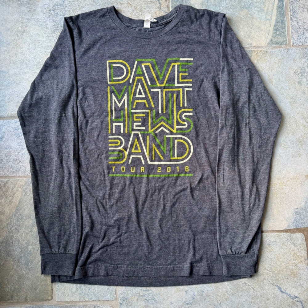Dave Matthews Band 2016 Tour Shirt‎ Unisex Medium Long Sleeve Concert Tee